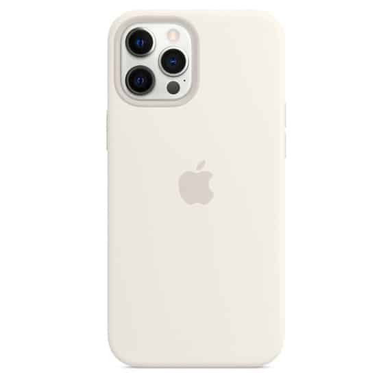 Coque silicone MagSafe iPhone 12 Pro Max Blanc itsu maroc