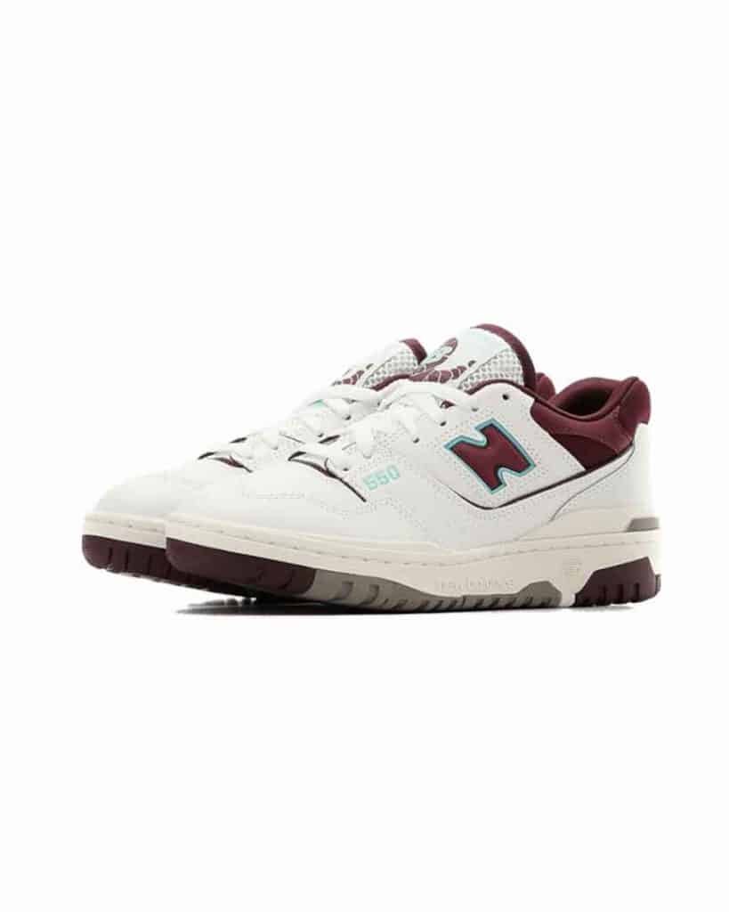 New Balance 550 Burgandy Cyan itsu maroc 2