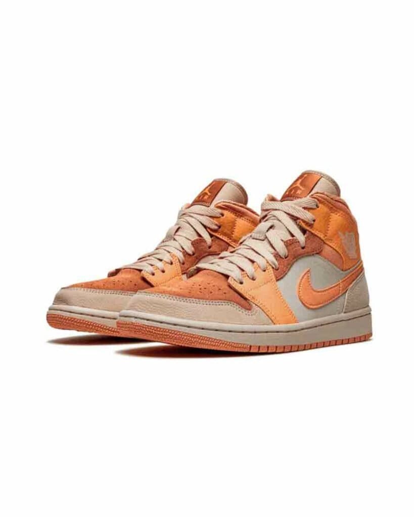 air jordan 1 mid apricot orange itsu maroc 2