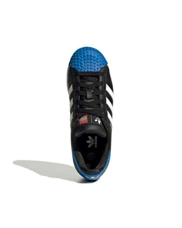 Adidas superstar lego black Blue itsu maroc 3