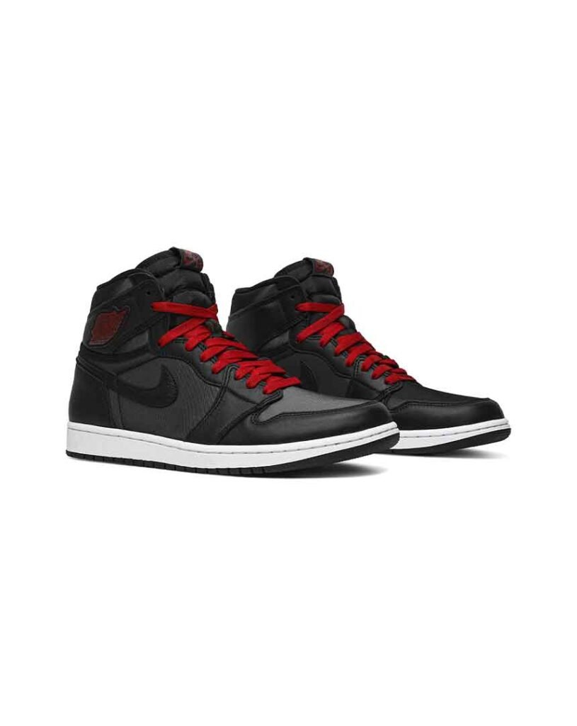 air jordan 1 retro high og black satin itsu maroc 2