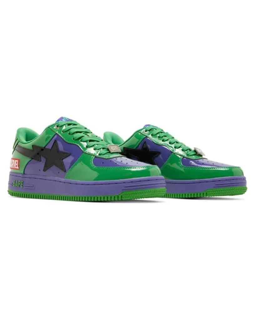 Bape Sta Low Marvel Hulk prix maroc 1