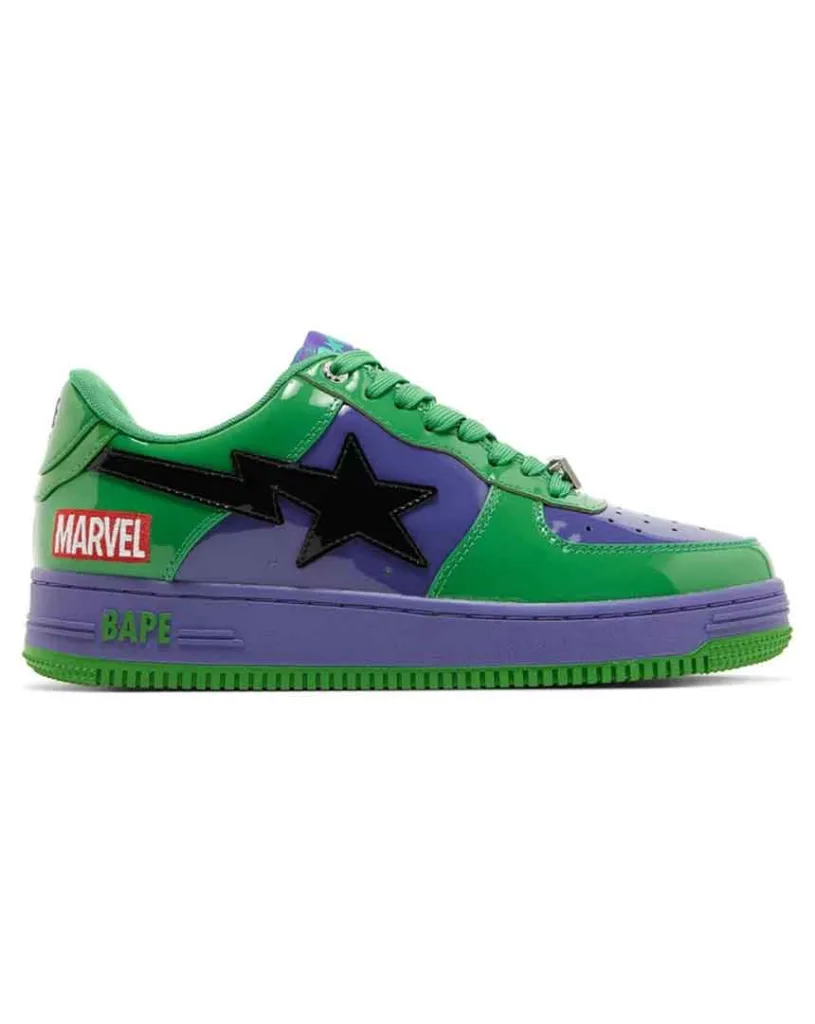 Bape Sta Low Marvel Hulk prix maroc 2