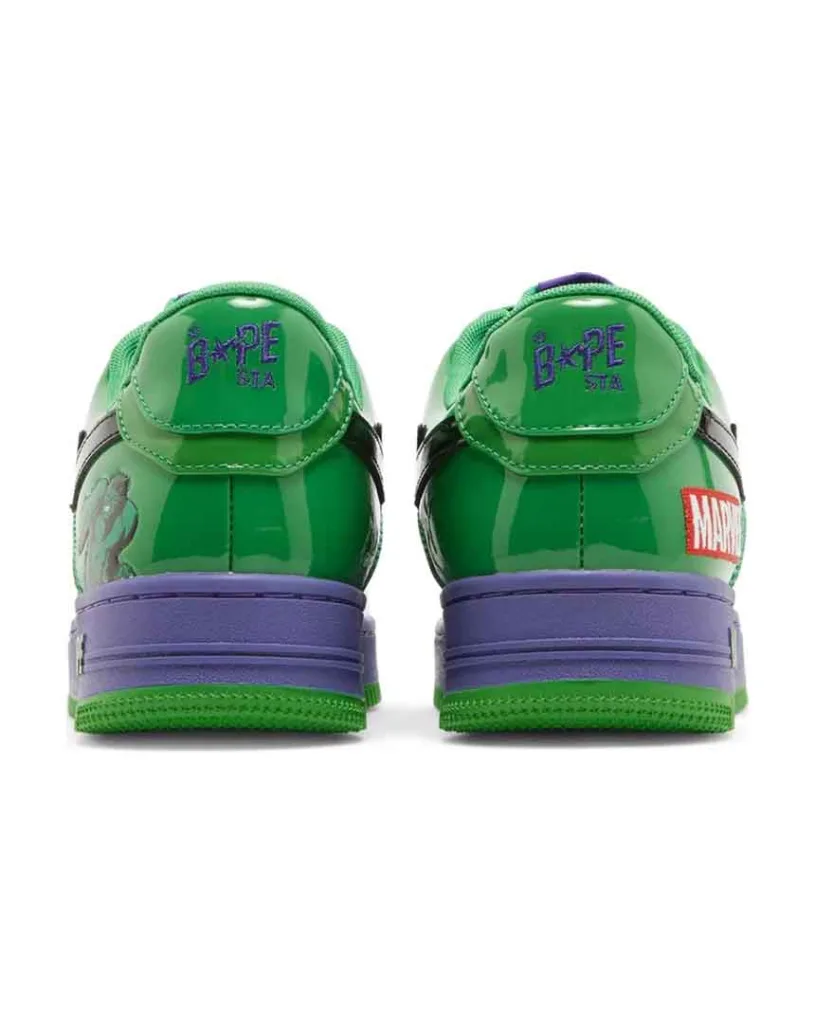 Bape Sta Low Marvel Hulk prix maroc 3