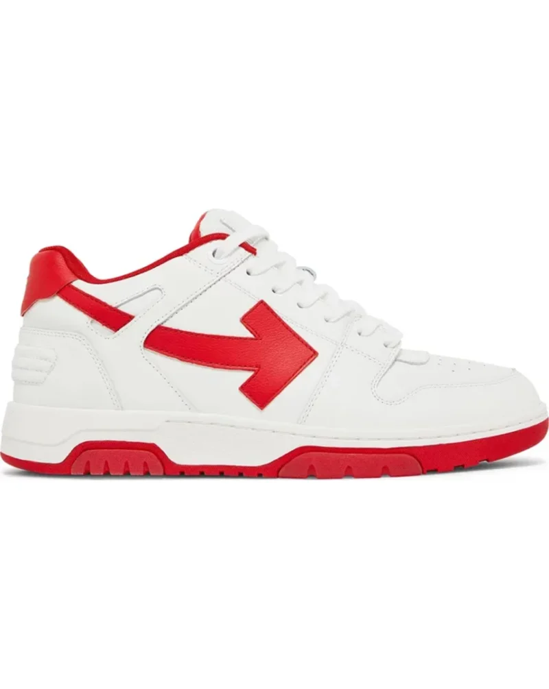 Off White Out of Office Low White Red prix Maroc 1