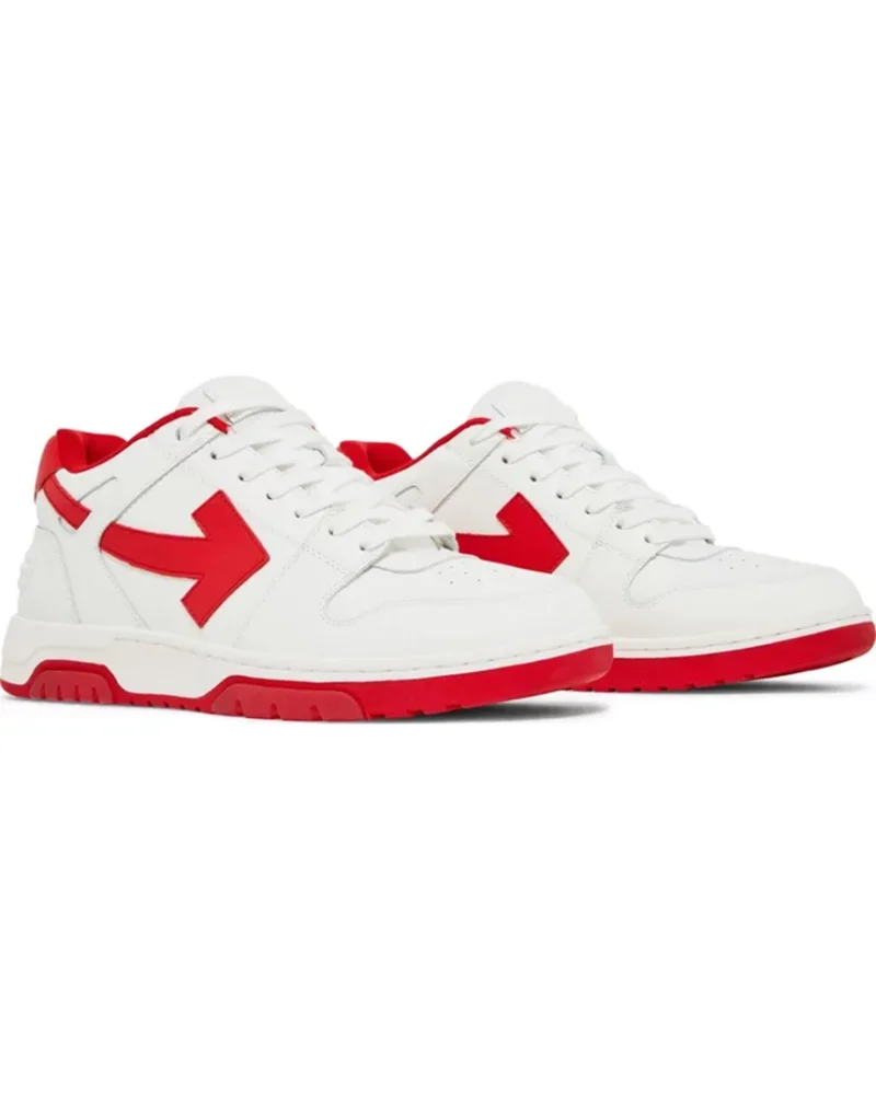 Off White Out of Office Low White Red prix Maroc 2