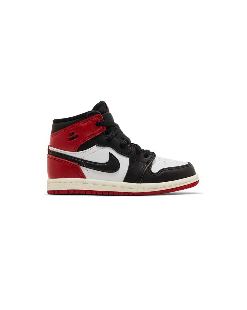 Nike Air Jordan 1 Retro High OG Enfants Black Toe Maroc - Itsu.ma