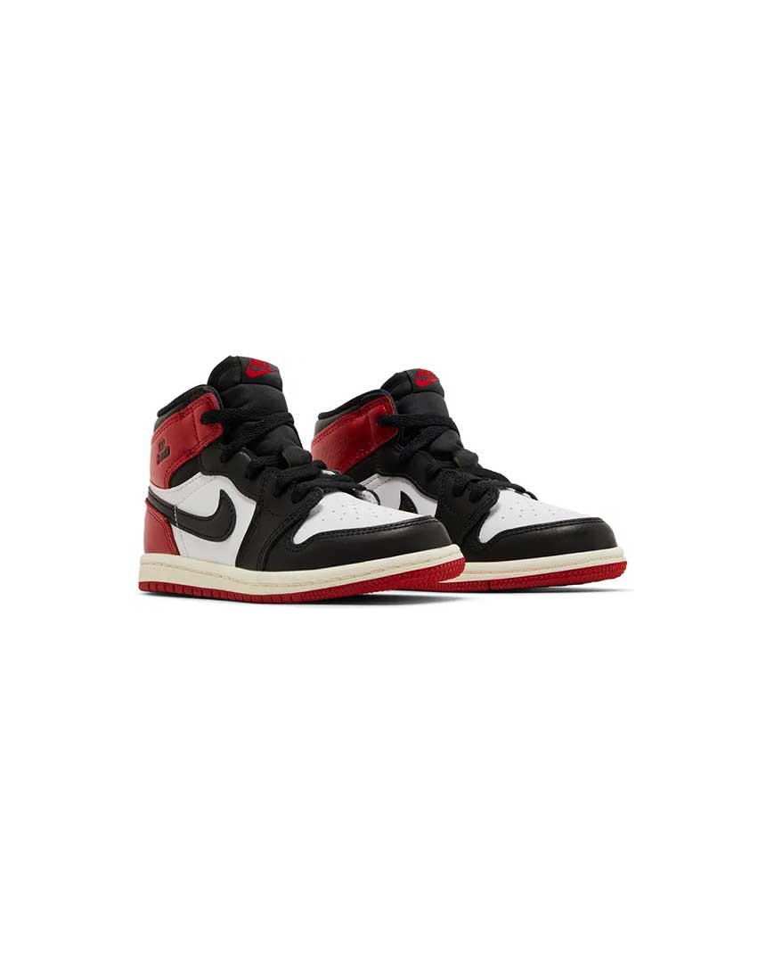 Nike Air Jordan 1 Enfants Black Toe livraison Maroc Itsu