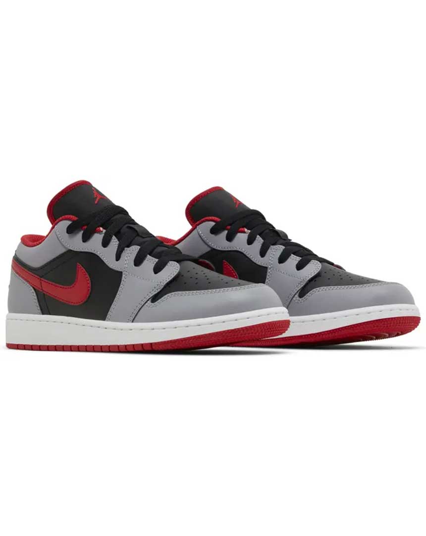 Nike Air Jordan 1 Low GS Cement Fire Red sneakers Maroc