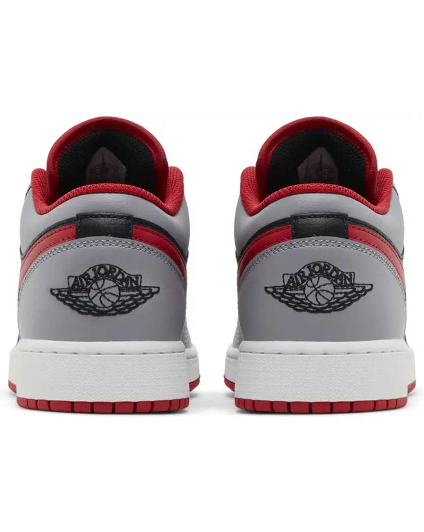 Nike Air Jordan 1 Low GS Cement Fire Red livraison Maroc Itsu