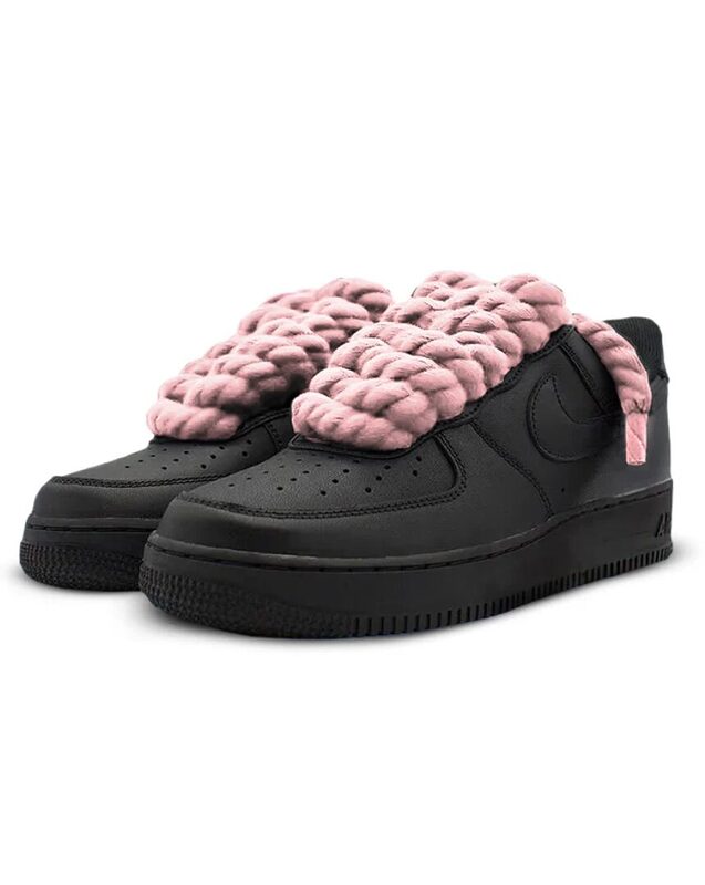 Air Force 1 Low '07 Black Rope Pink Laces sneakers Maroc