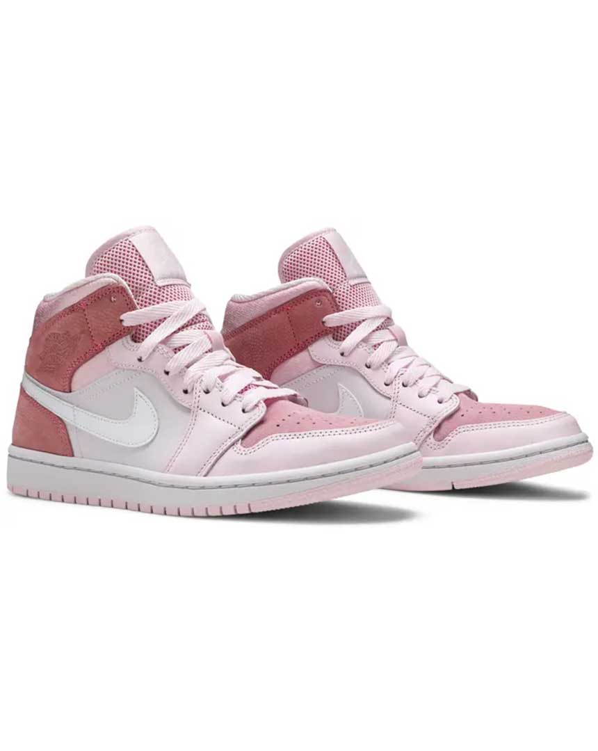 Nike Air Jordan 1 Mid Digital Pink sneakers Maroc