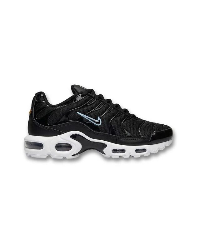 Nike Air Max Plus TN Premium Noir Blanc Enfants Maroc - Itsu.ma