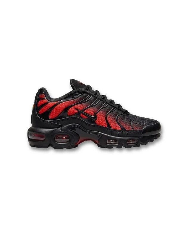 Nike Air Max Plus TN Premium Rouge Noir Enfants Maroc - Itsu.ma