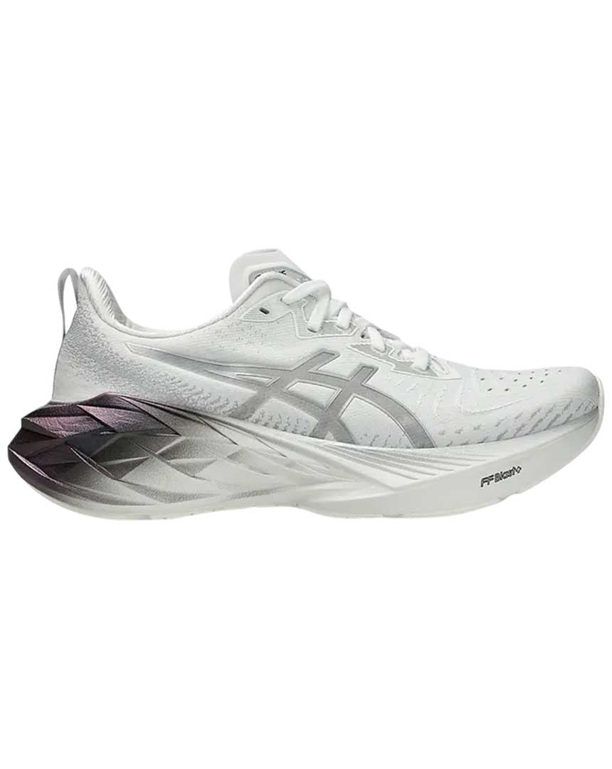 ASICS Novablast 4 Platinum Real White Pure Silver Maroc - Itsu.ma