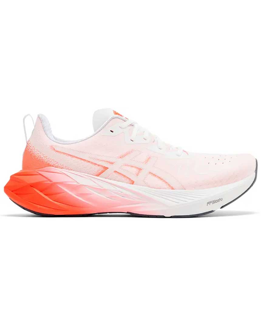ASICS Novablast 4 x Hakaone Ekiden White Sunrise Red Maroc - Itsu.ma