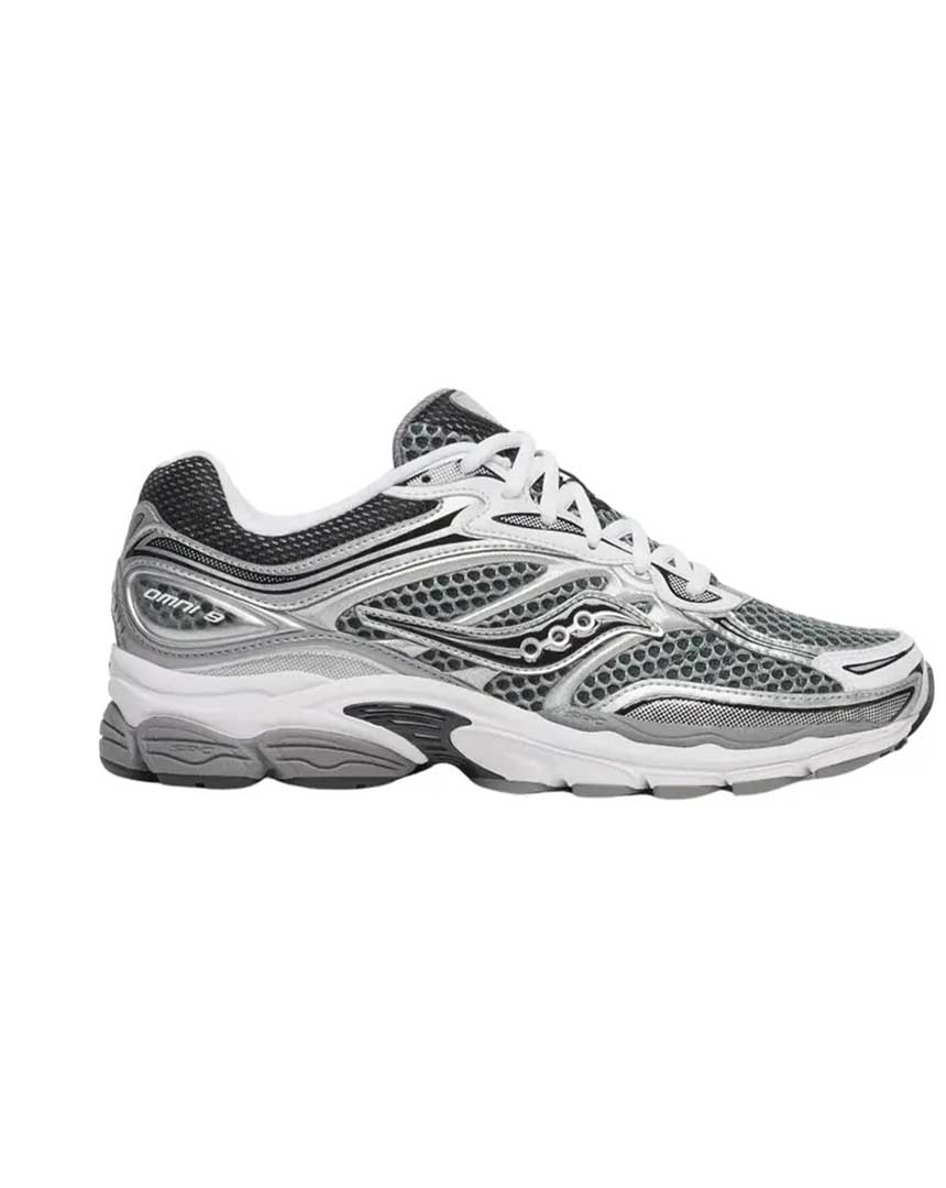 Prix saucony progrid omni 9 grey silver black maroc