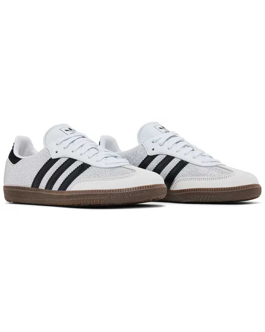 adidas femmes samba og crystal white rhinestones 2