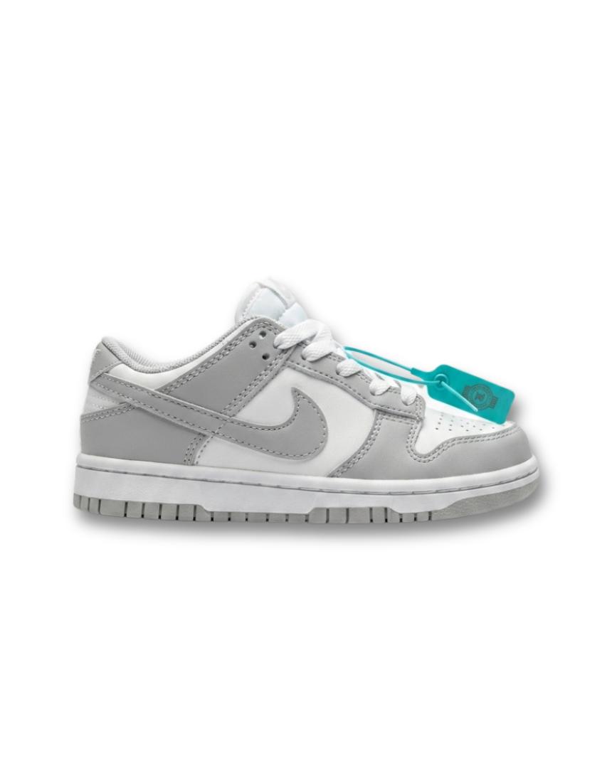 basket nike dunk low enfant grey fog gris