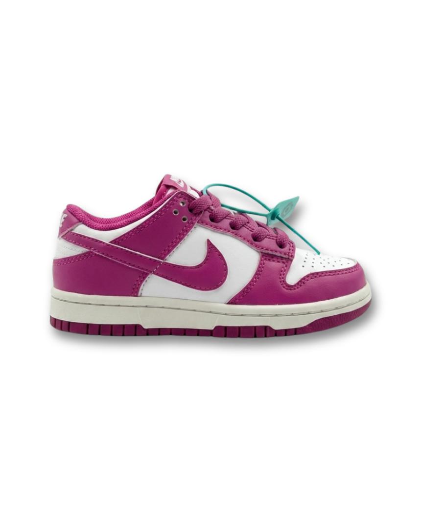 basket nike dunk low kids active fuchsia violet