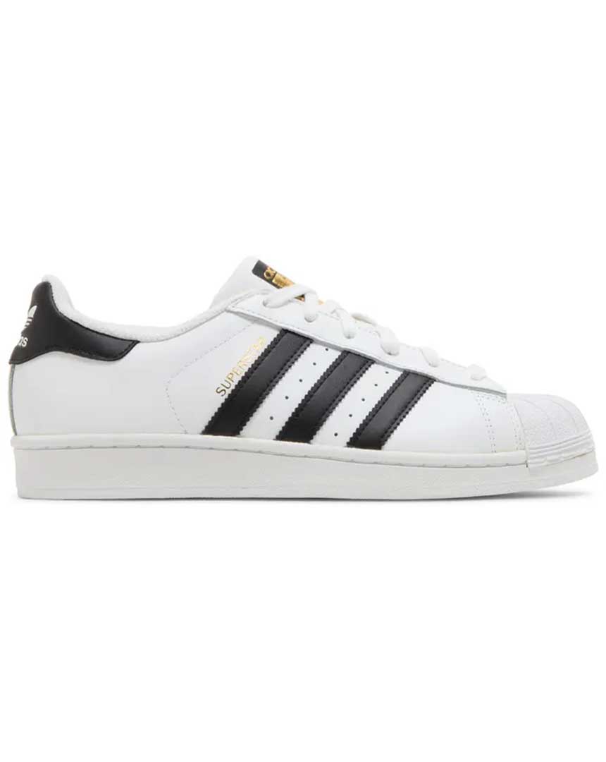Adidas Superstar J White Core Black