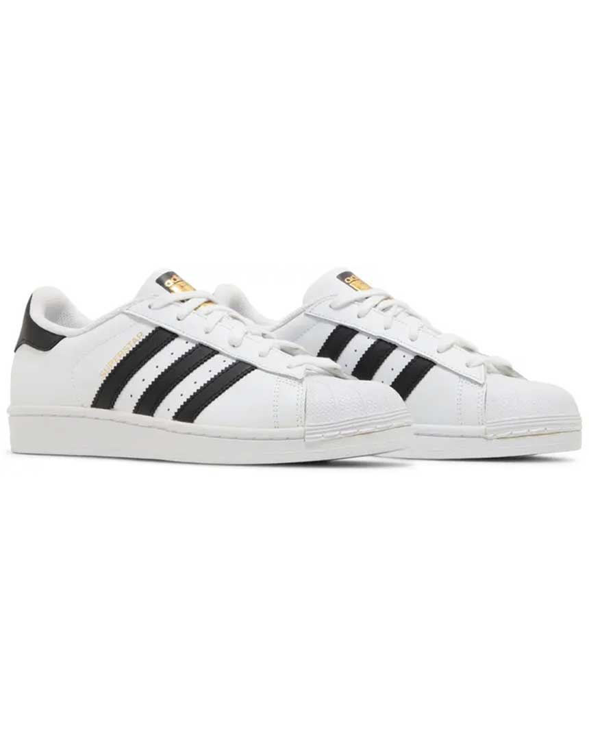 adidas Superstar J White Core Black achat maroc 2