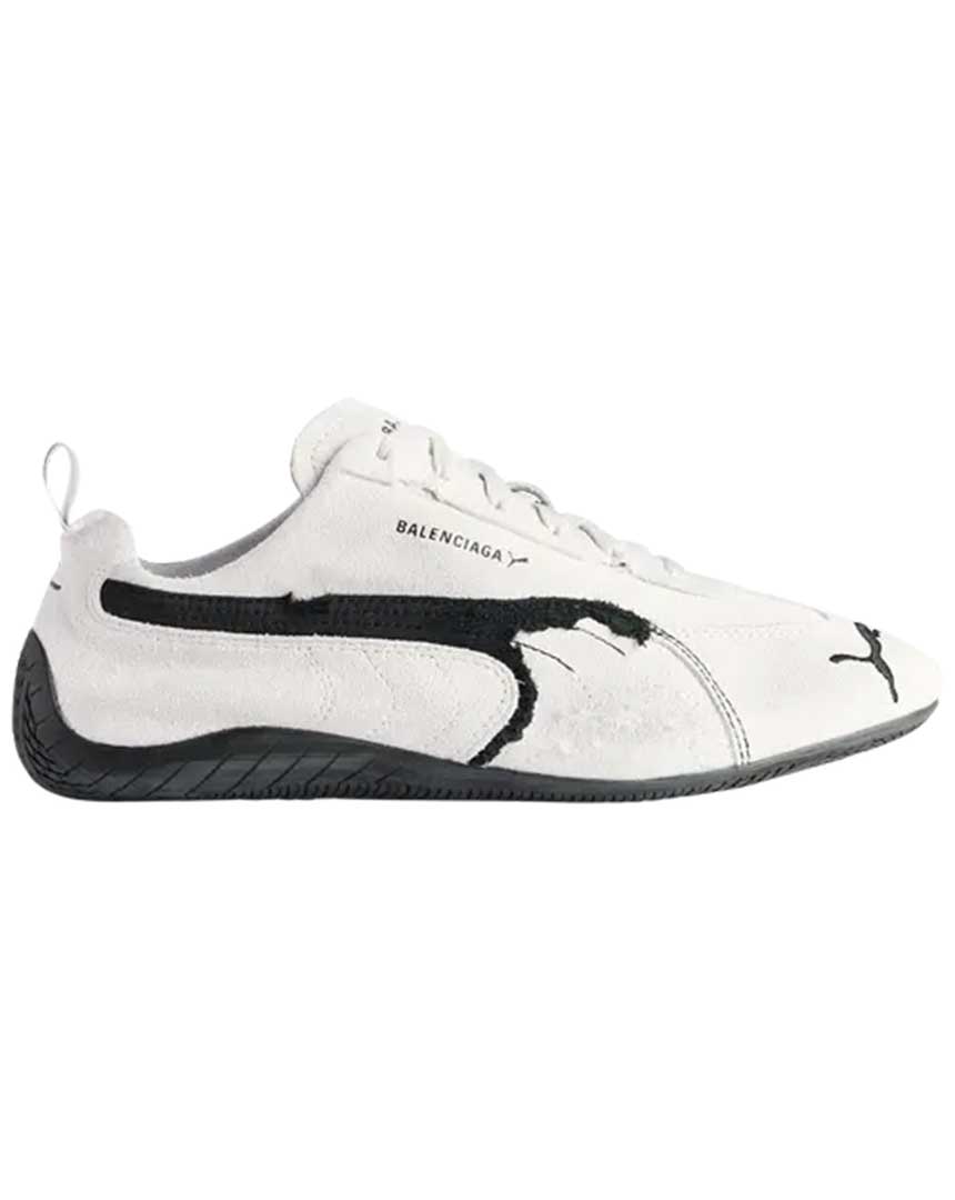 Puma Speedcat Suede White Black x Balenciaga