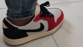 Jordan 1 Low Travis Scott — sneakers qualite superieure portees par un client itsu.ma au Maroc