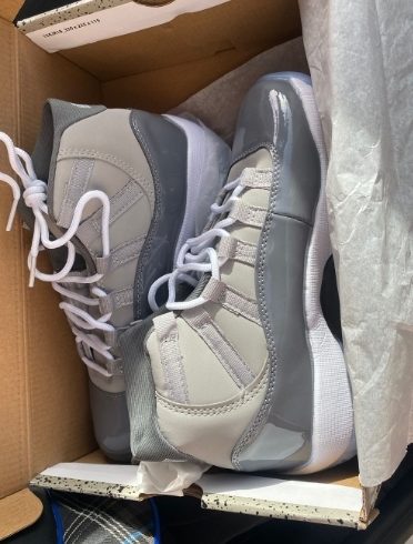 Jordan 11 Cool Grey — sneakers qualite superieure portees par un client itsu.ma au Maroc