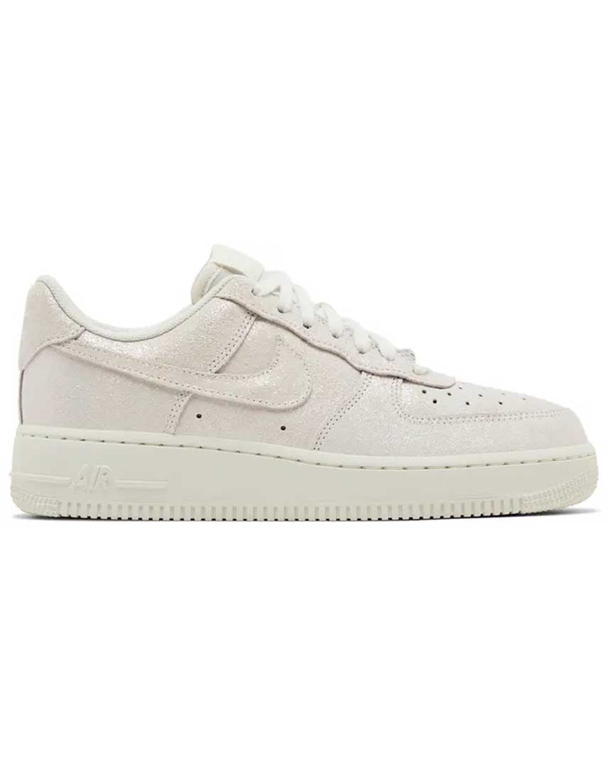 Nike Air Force 1 ’07 Low Se Sail Glittery Suede