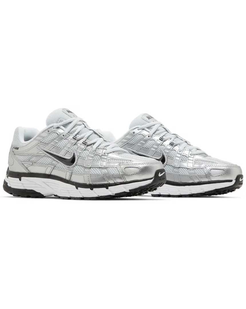 Nike P-6000 Metallic Silver Femme maroc