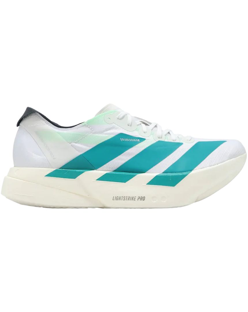Adidas Adizero Adios Pro 4 White Pure Teal
